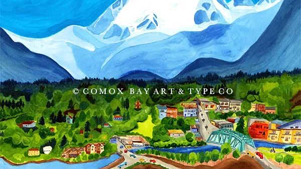 More New Artwork - The Comox Glacier